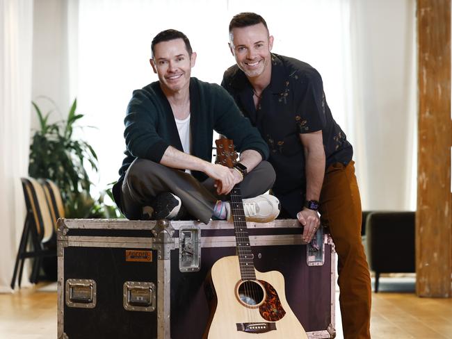 DAILY TELEGRAPH 17TH OCTOBER 2024Pictured at Sony Music in Pyrmont Sydney are brothers Mike Tierney and Andrew Tierney , from Australian musical act Tierney Brothers (formally also from Human Nature)Picture: Richard Dobson