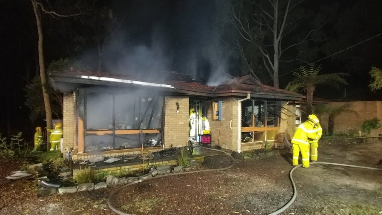 Fire Crews Search For Woman After House Burns Down | The Courier Mail