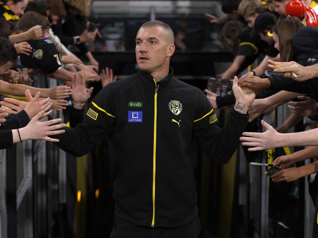 Dustin Martin’s future is up in the air. Picture: Getty Images