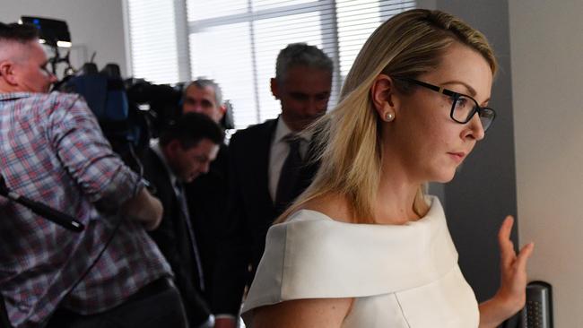 Former NXT Senator Skye Kakoschke-Moore resigns after being found to be a dual citizen. Picture: AAP / David Mariuz