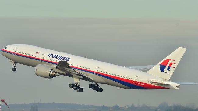 Vanished three months ago ... the Malaysia Airlines jet. Picture: AP/Laurent Errera