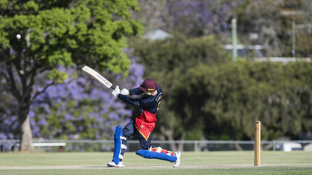 Ben Brocherie bats for Metropolitan-Easts against Souths Magpies. Picture: Kevin Farmer