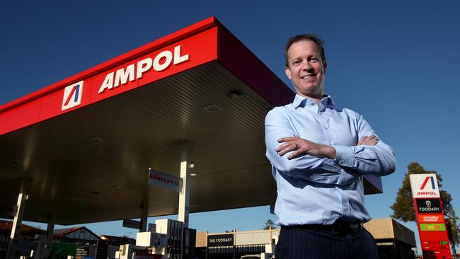 Ampol Chief executive Matt Halliday. Picture: Toby Zerna