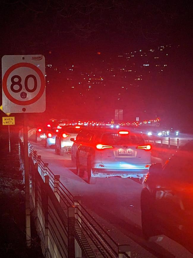 Crash on the Southern Outlet, June 6, 2023. Photo: David Killick