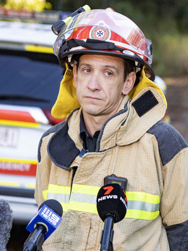 Tim Burchmann from Queensland Fire and Emergency Service. Picture: Richard Walker