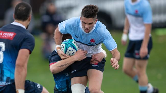 Jack Matthews in the National U19 round three match. Pic: Julian Andrews