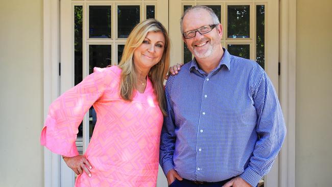 Jennifer Hansen and Mike Perso jumped in the ratings for Smoothfm’s breakfast slot. Picture: Aaron Francis/The Australian