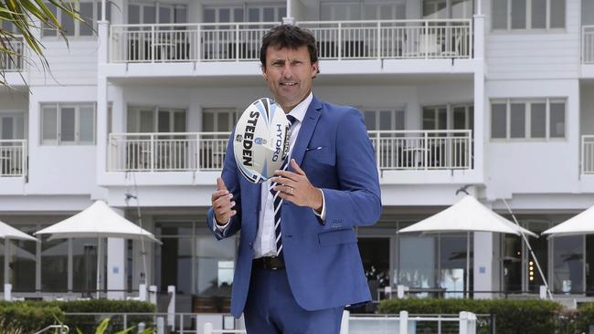 NSW Origin coach Laurie Daley at the Blues' new base in Kingscliff.