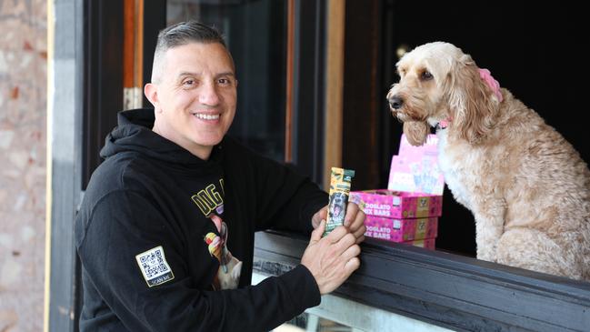 Mr Valejjo’s small business is driven through social media, which was affected when scammers blocked his accounts. <span>Picture: Jack Boswell/Supplied.</span>