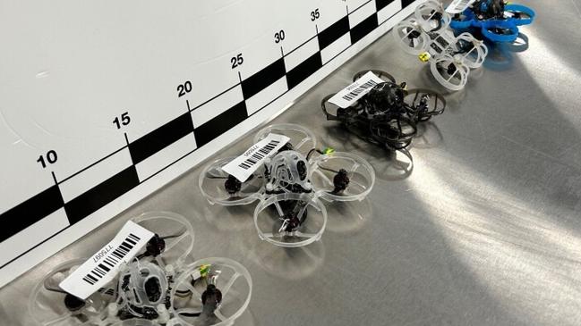 Drones, tactical equipment seized in counter proliferation investigation. Picture: ABF