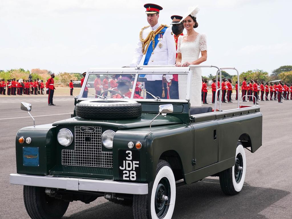 William and Kate in Jamaica in March 2002. Picture: Paul Edwards – Pool/Getty Images