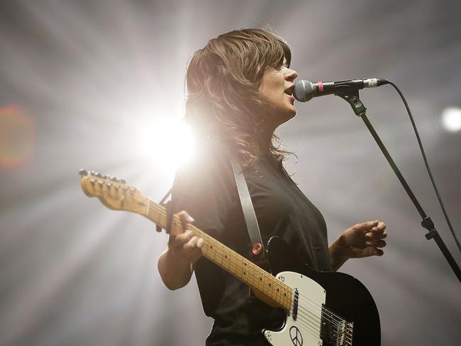 BYRON BAY, AUSTRALIA - JULY 24:  Courtney Barnett performs during Splendour in the Grass 2016 on July 24, 2016 in Byron Bay, Australia.  (Photo by Mark Metcalfe/Getty Images)