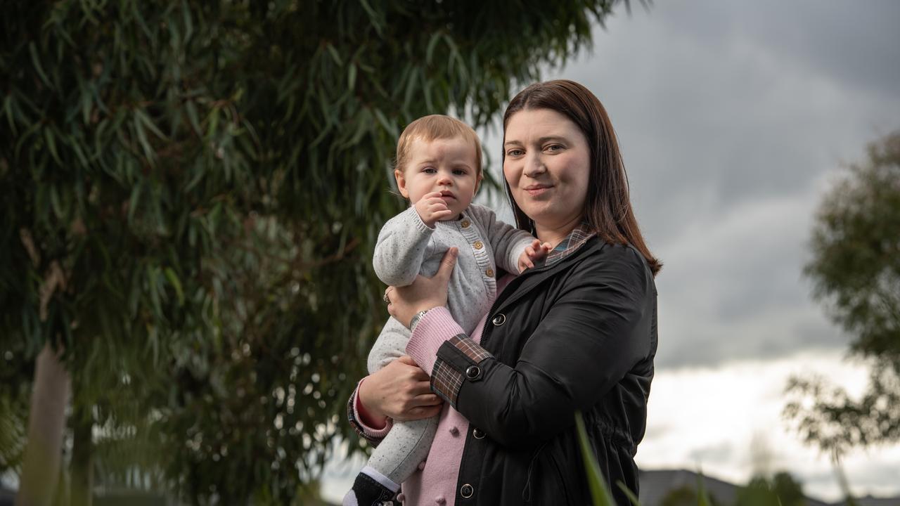 Ms Goldsworthy, pictured with son Joey, said there needed to be “stackloads” more workers, and more to entice people to enter the field. Picture: Brad Fleet