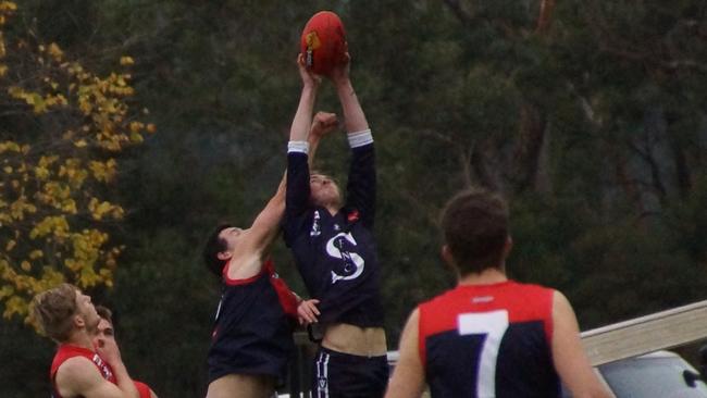 Josh Neal flies for the mark during his time at Seville. Picture: Robyn Kuys