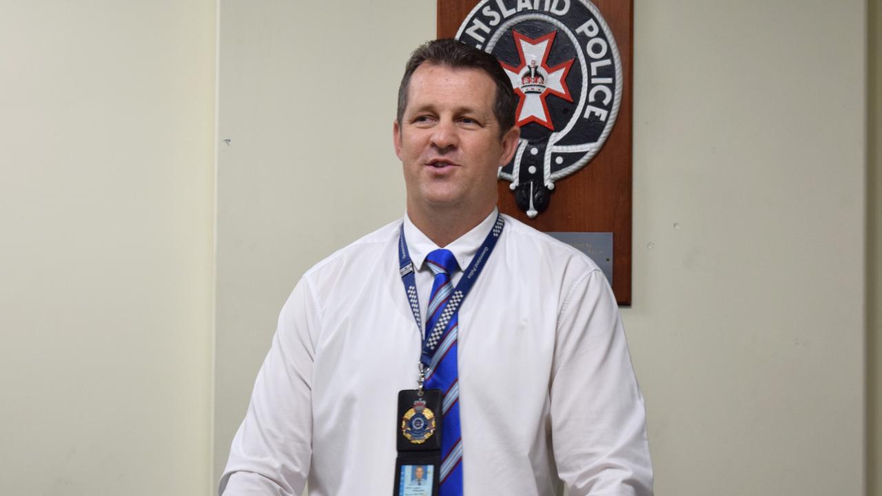 Capricornia Detective Acting Inspector Luke Peachey. Picture: Aden Stokes