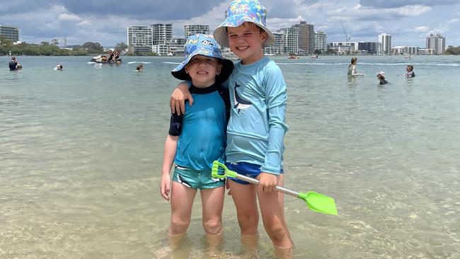 Fletcher and Brayden. Photo: Asa Andersen.