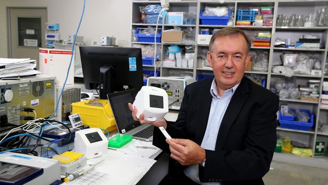 AnteoTech CEO Derek Thomson at the company’s Eight Mile Plains facility. Picture: David Clark