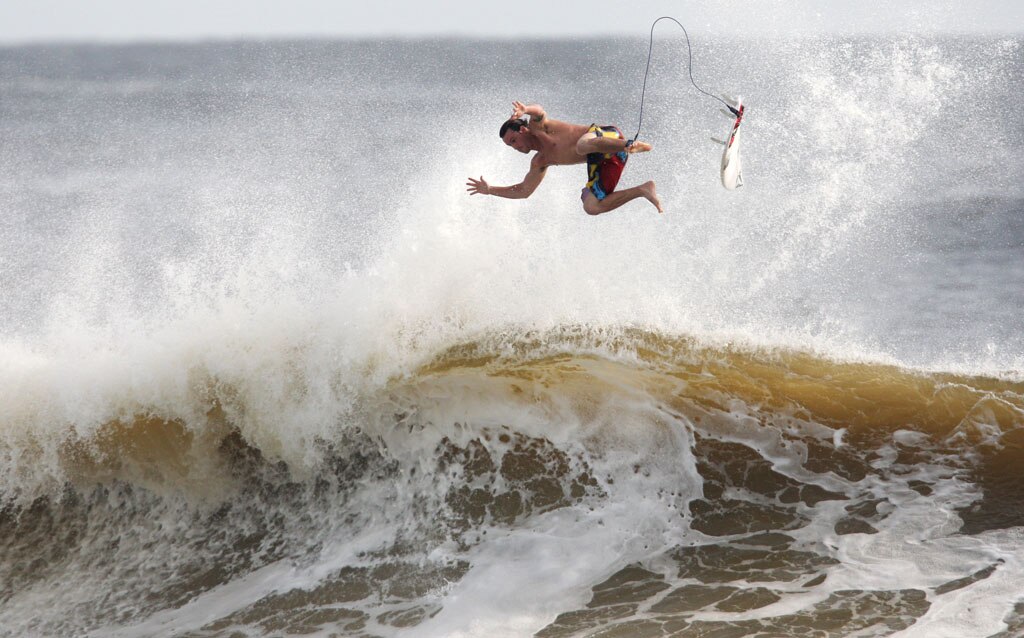 Alexandra Headland gets good lefts and rights for longboarders and shortbaorders alike. Picture: Nicholas Falconer
