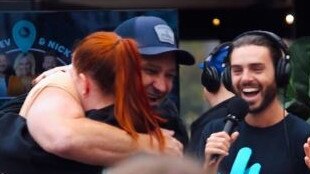 The touching moment happened this week