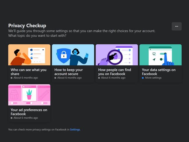 Facebook's privacy check-up feature can help you lock down your online privacy.