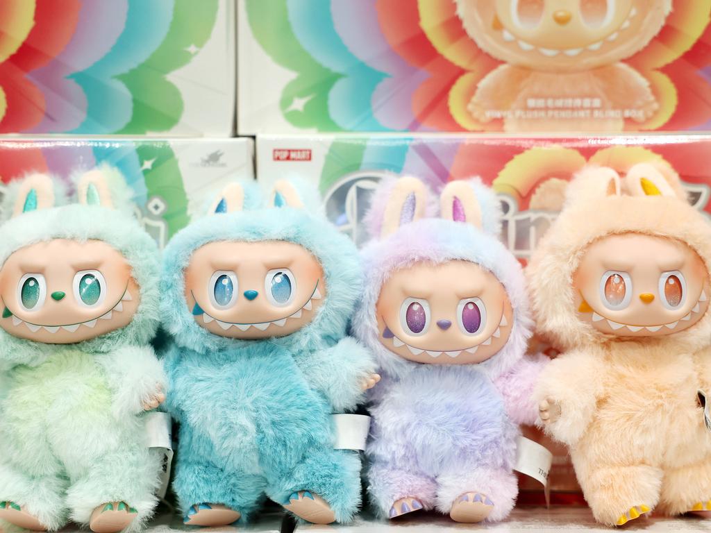 DAILY TELEGRAPH. MAY 6, 2025. 
Pictured is George Kozma at Waves HQ, the online site selling the Pop Mart cult favourites Labubu Dolls. Picture: Tim Hunter.