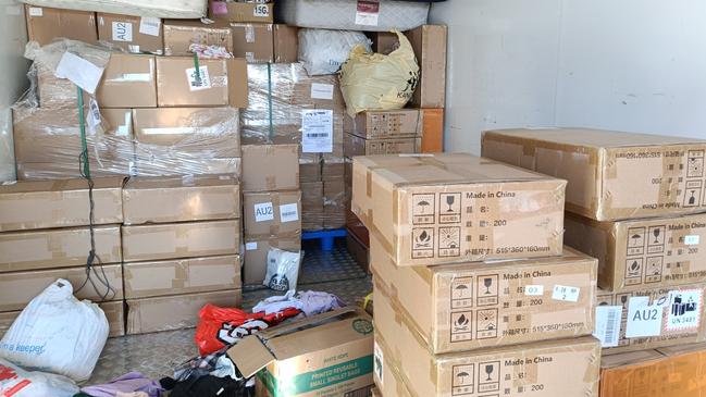 Inside the truck. Picture: SAPOL