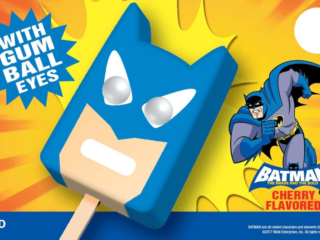 Batman ice blocks from Blue Bunny