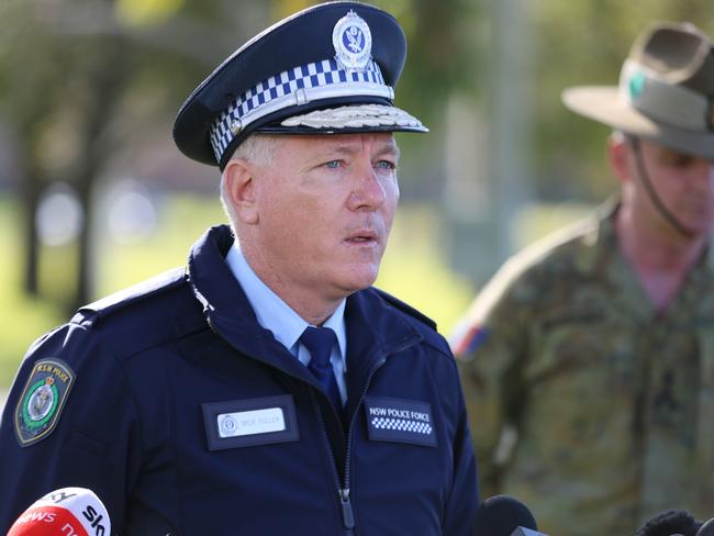 NSW Police Commissioner Mick Fuller is bracing for a crime wave when the JobKeeper and JobSeeker schemes end.