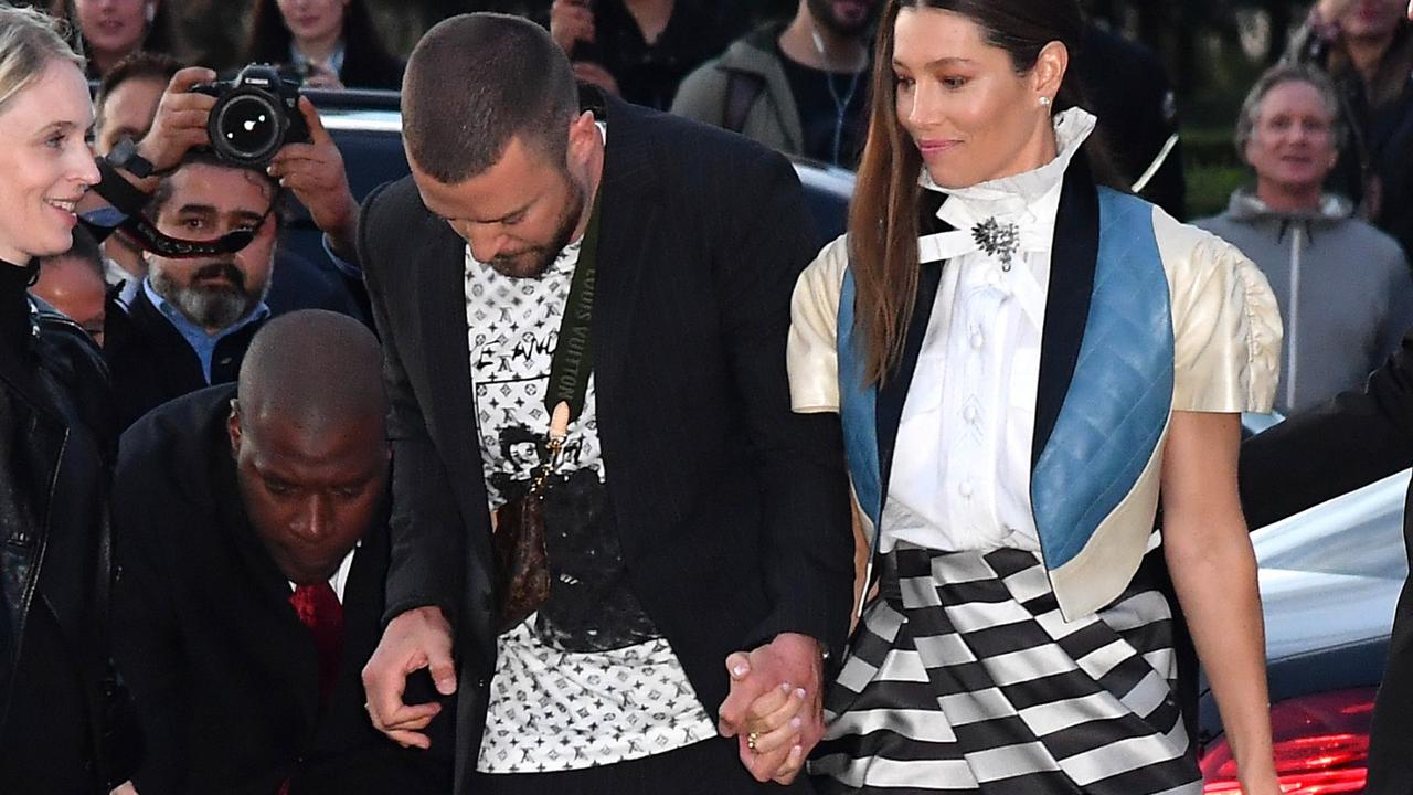Justin Timberlake jokes about the moment he was tackled by notorious red  carpet prankster in Paris