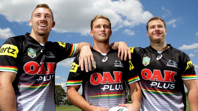 Bryce Cartwright, Matt Moylan and Trent Merrin.