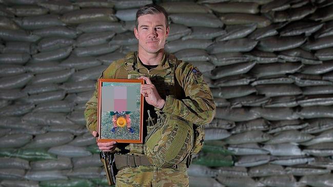 Lieutenant Colonel Sean Kearns in Afghanistan. Picture: ADF