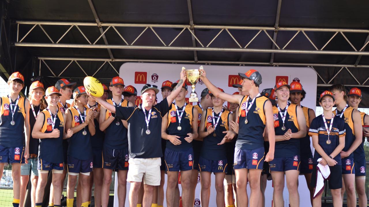 Kawana Park Eagles won the Under 15 Boys Div 2 grand final for SEQJ Sunshine Coast. Picture: Supplied