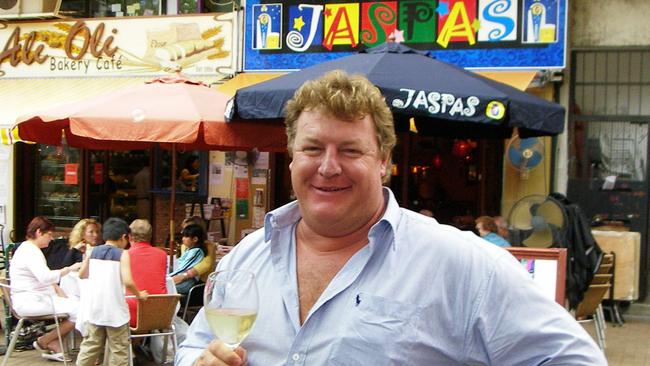 Restaurateur Wayne Parfitt outside Jaspas, one of his signature Hong Kong eateries in 2006.