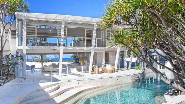 STUNNER: This beachfront mansion at 2 Belmore Terrace, Sunshine Beach, sold for $14 million. Picture: Tom Offermann Real Estate