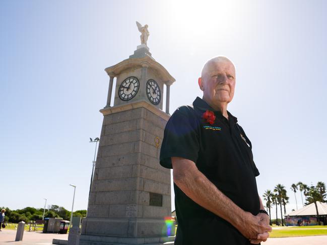 Derek Meadows, the president of the Semaphore and Port Adelaide RSL who are hosting a Dawn Service on Anzac Day. Picture: NCA NewsWire / Morgan Sette