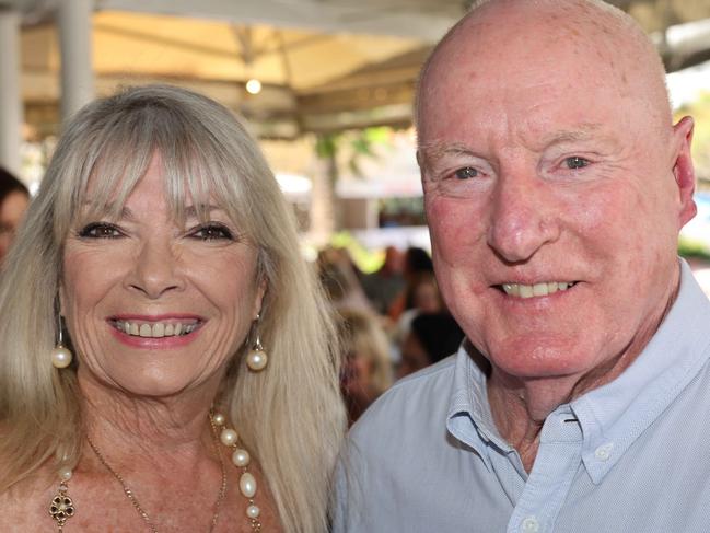 Debbie Miller and Ray Meagher at the Star Studded Lunch at Shuck Restaurant on Tedder Avenue for Gold Coast at Large. Picture, Portia Large.