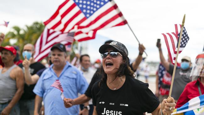 US protests over the death of George Floyd have gone worldwide. Picture: AP