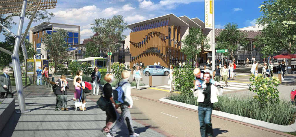 MAJOR PLANS: An artist’s impression of the Ecco Ripley town development, which will be home to 120,000 people. . Picture: Contributed