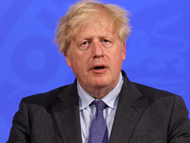 Britain's Prime Minister Boris Johnson reportedly called his health minister “hopeless”. Picture: AFP