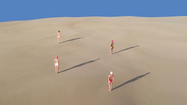 The Detached, in Harmony series was shot on sand dunes near Newcastle, in NSW. Picture: @bradscanvas