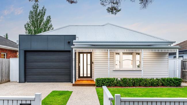 The three-bedroom house at 11 Cambridge St, Belmont, sold for $1.1m.