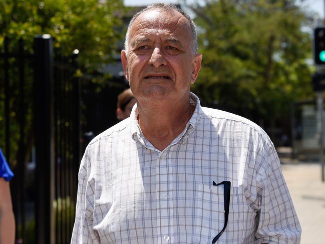 Former Labor NSW minister Milton Orkopoulos is seen leaving Waverley Local Court in Sydney, Wednesday, January 22, 2020. Convicted child sex offender and ex-NSW MP Milton Orkopoulos has been arrested, with police saying it is not related to any parole breach. (AAP Image/Bianca De Marchi) NO ARCHIVING