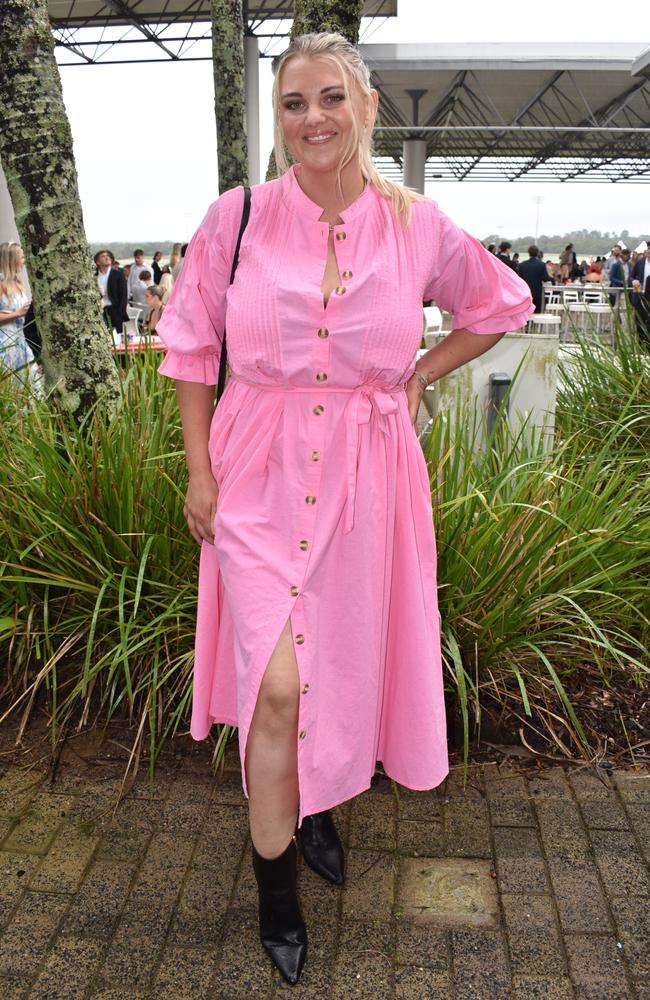 Terri Cann at the 91.1 Hot FM Ladies Oaks Day 2025.