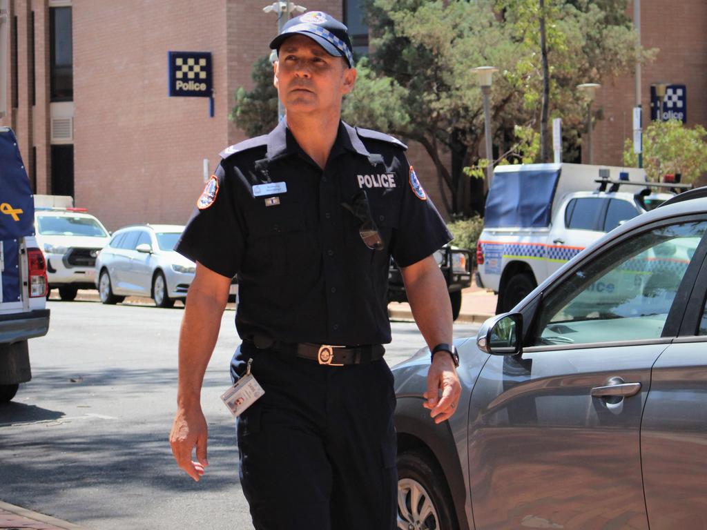 Senior Constable Anthony Hawkings said Constable Rolfe had a reputation as ‘a good officer in general’. Picture: Jason Walls