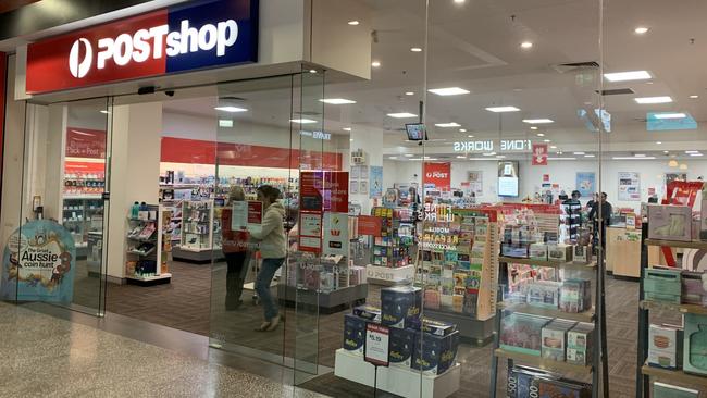 The Australia Post shop in Coffs Central.