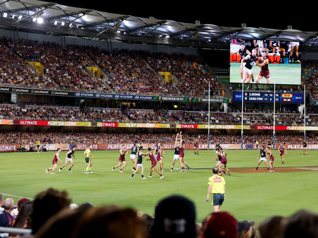 The Lions have outgrown the Gabba. Picture: Dylan Burns/AFL Photos via Getty Images