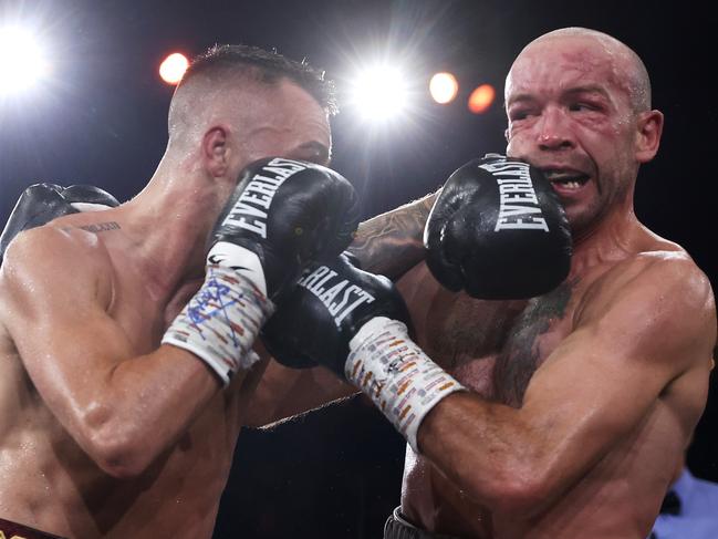 The undefeated Goodman in action against former world champion TJ Doheny earlier this year. Picture: Mark Kolbe/Getty Images