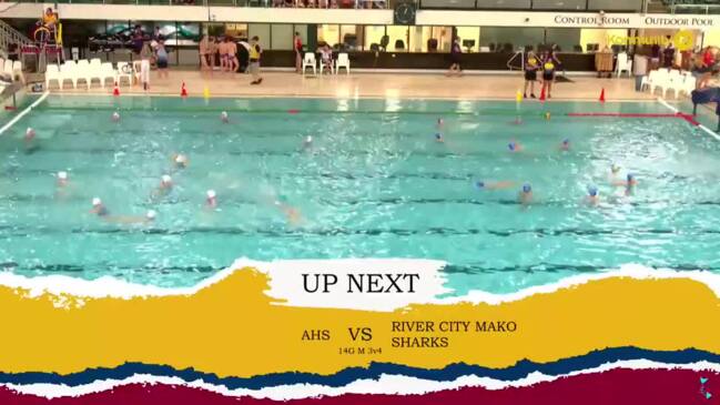 Replay: AHS v River City Mako Sharks (14&U Girls Maroon Bronze Medal)—Water Polo Queensland State Titles Day 1