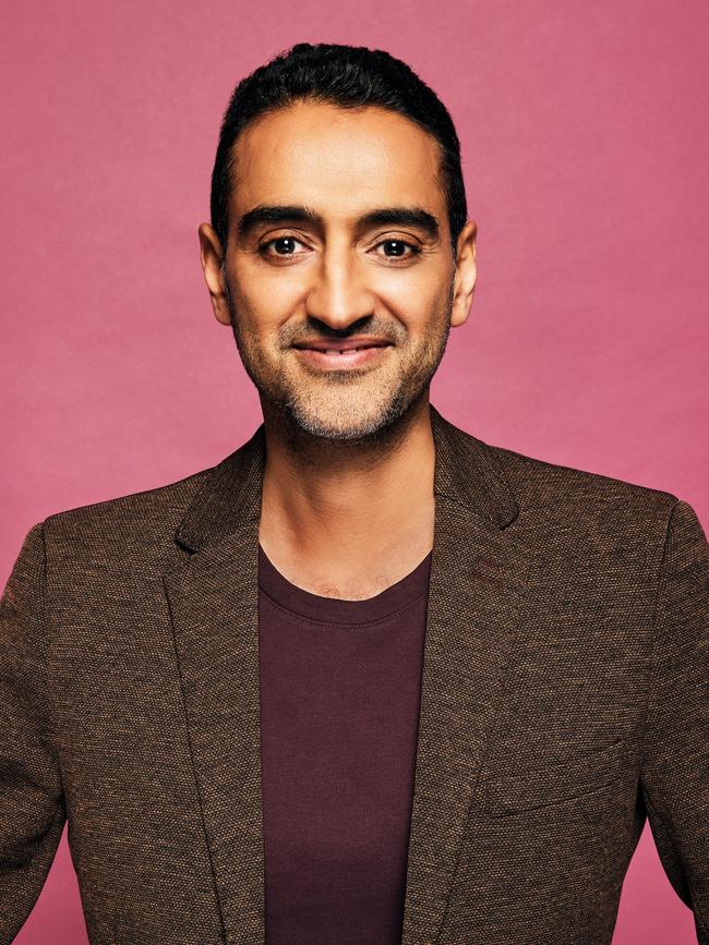 Waleed Aly: ‘One thing I said to [Sarah Harris] early on was: don’t read the good stuff and don’t read the bad stuff.’ Picture: Sam Bisso for <i>Stellar</i>.