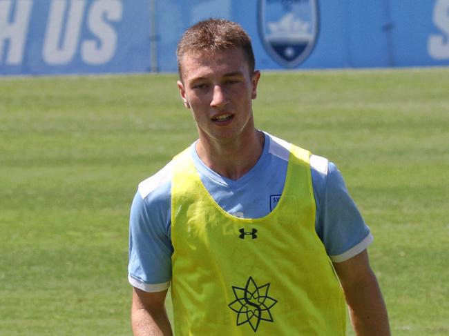 Anton Mlinaric is one of numerous Sydney FC Academy players in the team